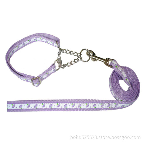 fashion pet collar and leash
